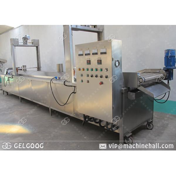 Fried Peanut Pork Skin Automatic Fryer Machine , 0-300℃ Henan GELGOOG Machinery