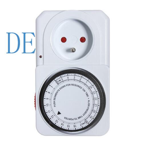 220V Programmable Grounded Plug In Timer socket