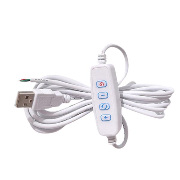 5V LED USB ON OFF Switch Cable Dimmer for Lamp