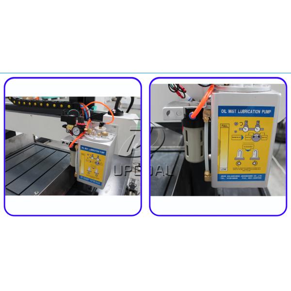 Mach3 Controlled Stable Metal Engraver Machine with 4 Axis/ Oil Mist Cooling