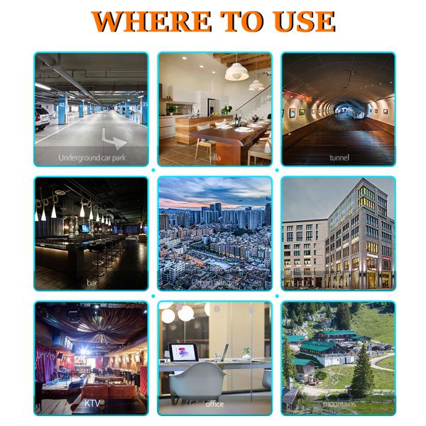 Zinc Alloy Signal Booster Accessories White Ceiling Antenna Bag