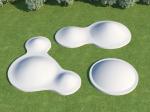 Outdoor Adventure Park Inflatable Inflatable Trampoline Jumping Cloud