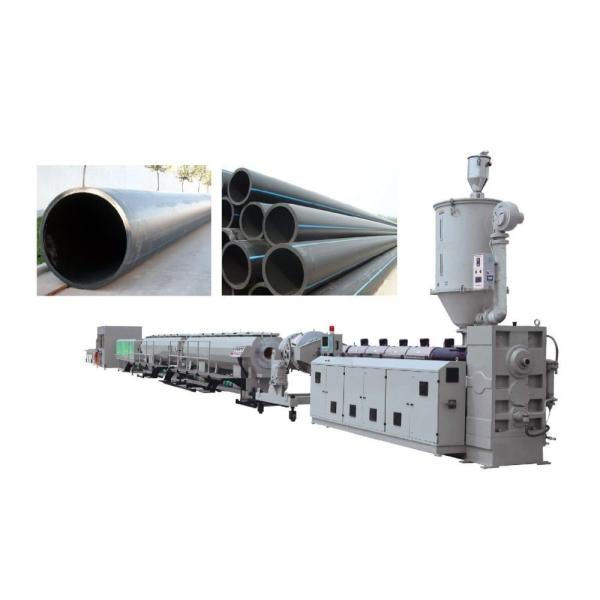 ISO Single Screw PE Pipe Extrusion Line With PLC Automatic Controller