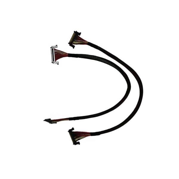 FI-RE51HL TO FI-RE51HL JAE Cable , LVDS Lcd Cable Assembly Multiple Colors