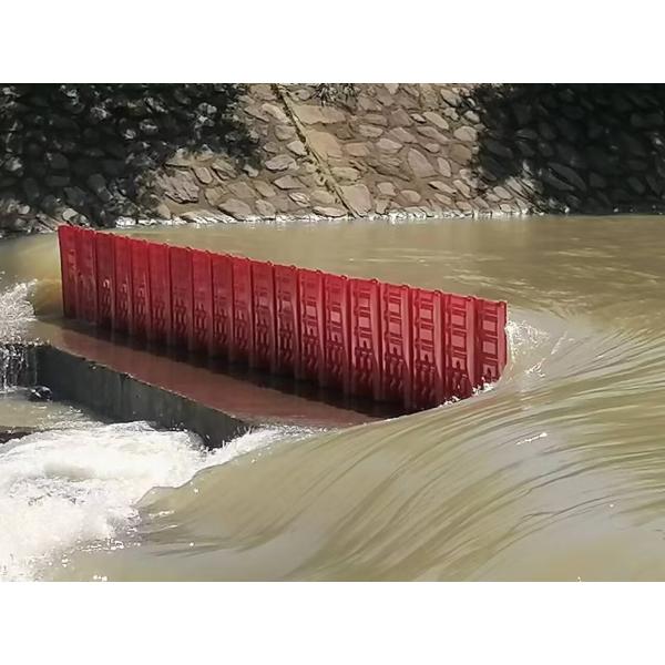 52cm Height ABS Material L-Shaped Flood Control Barrier Fence Connecting Water Baffle