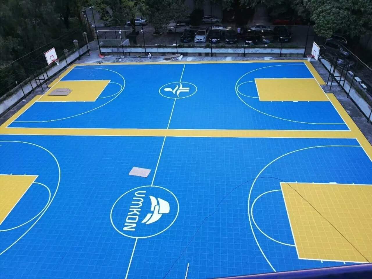 China High Performance Interlocking Playground Mats For Outdoor Sports Court wholesale