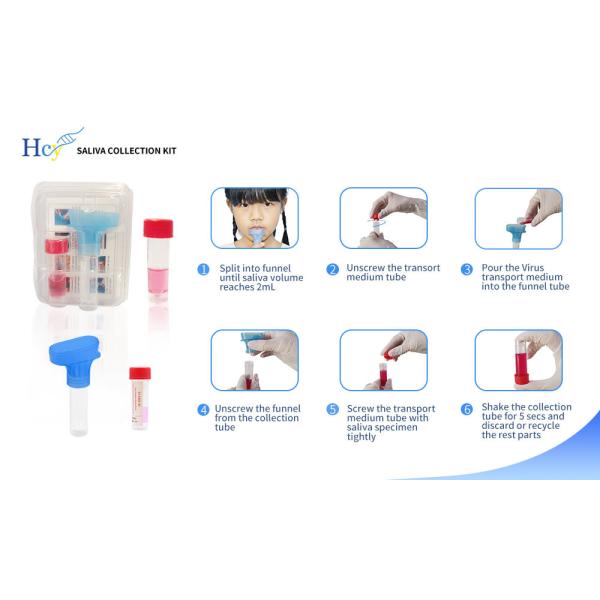 Iclean 5ml Saliva Collection Kit For Clinical Oral Collection Saliva Collector