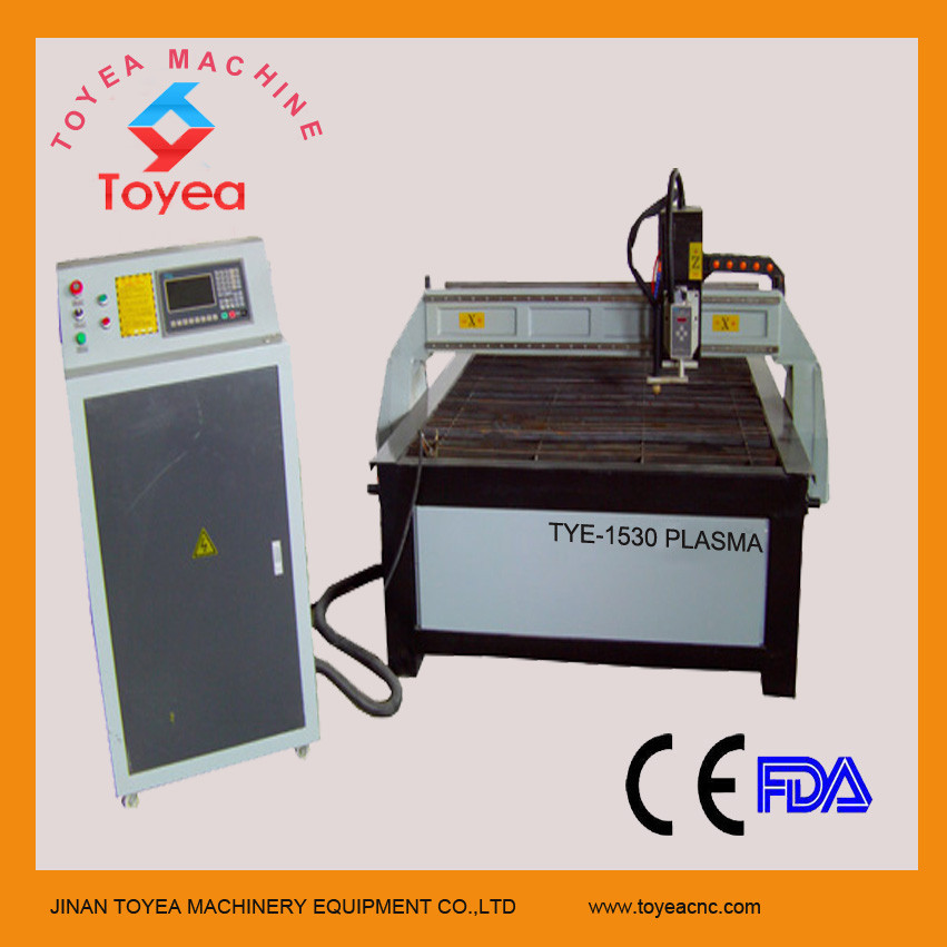 China 100A plasma cutting machine with square linear rail TYE-1530 wholesale