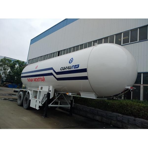 Transport Road Lpg Delivery Truck 2 Axle 45cbm 18mt 18 Tons Semi Trailer