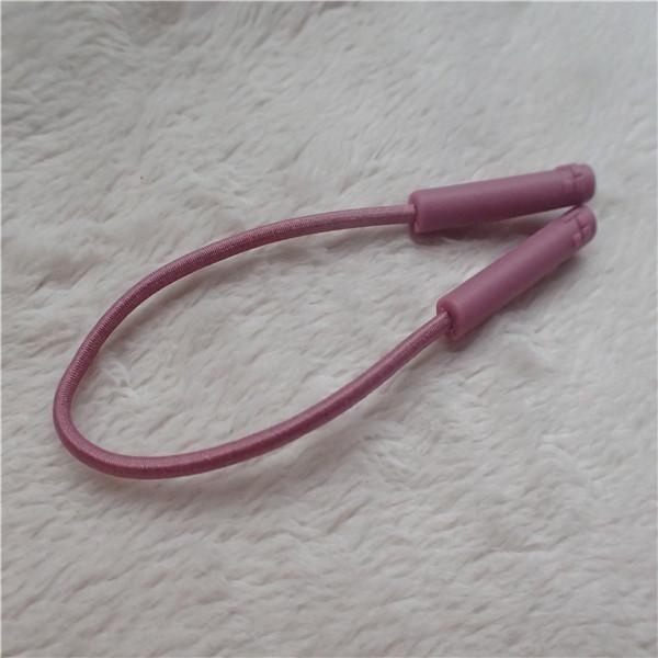 Elastic Rope Colored Zipper Pulls Two Thick Middle Thin Nunchakus Embossed