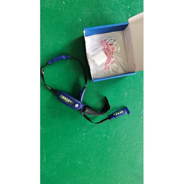 Head Mounted Traffic Duty Cap Lights Red And Blue Flashing