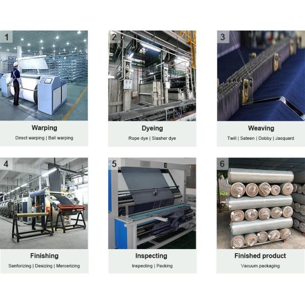 Tela de mezclilla cruda de poliéster elástico 70 algodón 27 de 9 onzas para mujer