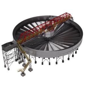 China Mild Steel Fabricated Thickener Equipment Flocculant Agent Gravity Function Application wholesale