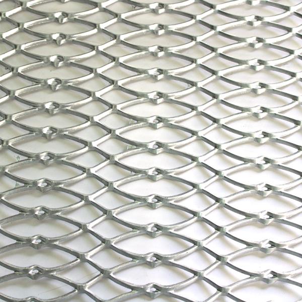 Mini Hole Galvanized Sheet Expanded Wire Mesh Aluminum Screen In Red Color