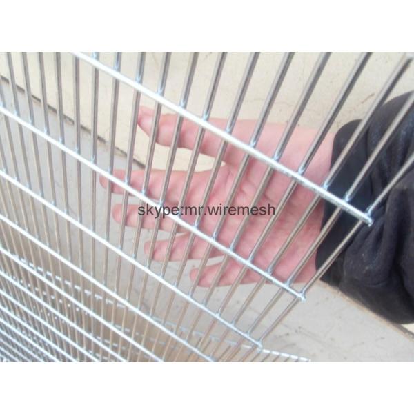ultra 358 vinyl welded mesh security fencing 4mm 76.2*12.7mm for prisons, airports, laboratories, secure hospitals