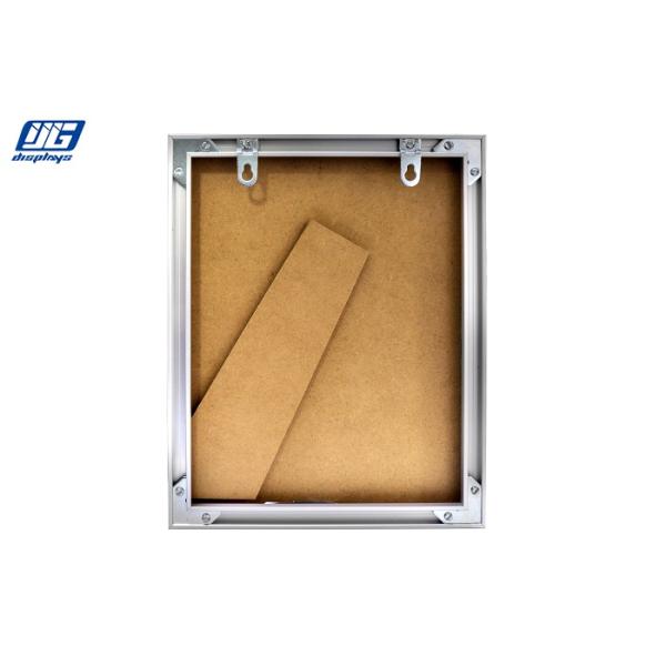 Wiredrawing Aluminum Thin Graphic Holder Adjuxtable Angle Square Corner Indoor