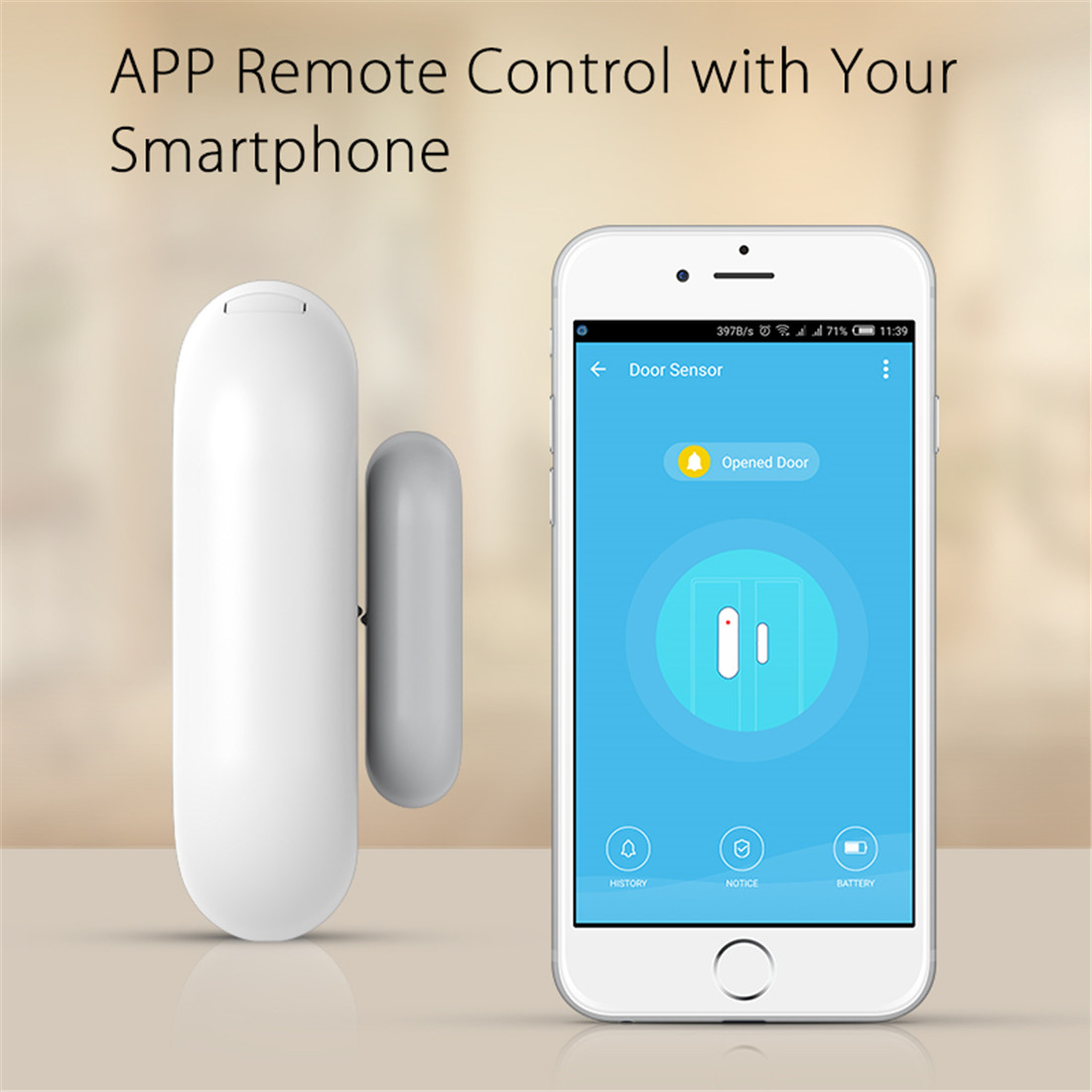 China Smart door and window sensor(NAS-DS01W) wholesale