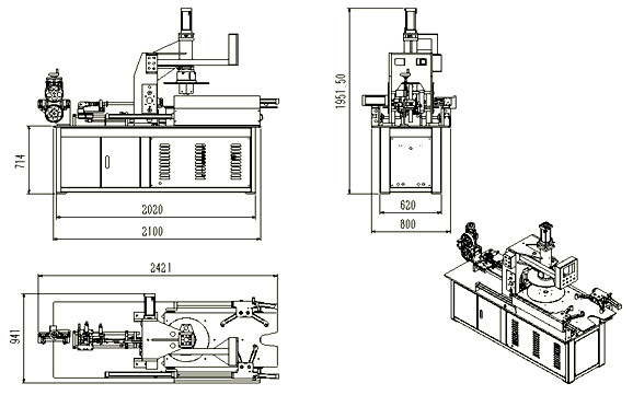 High Productivity Cable and Wire Wrapping Packing Machine 5mm-18mm