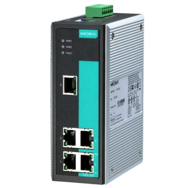 5 Port POE Switch Unmanaged EDS-305 Networking Switch Full Duplex Half Duplex