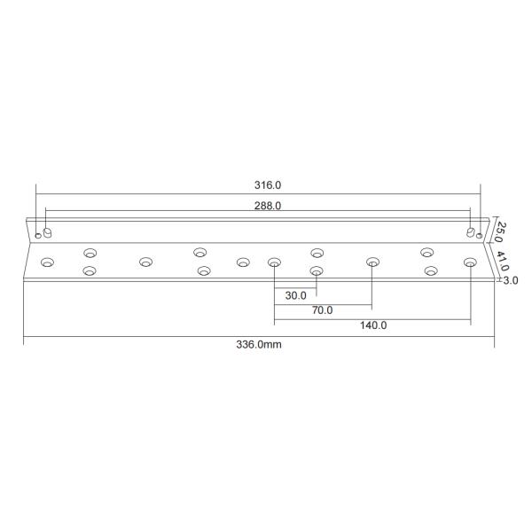 180DL Magnetic Lock Bracket for 180KG Electro Magnetic Door Locks