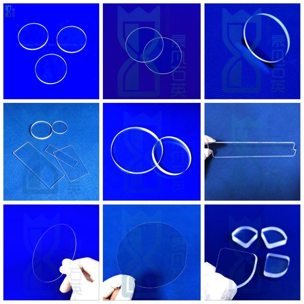 High Temperature High Purity Quartz Laminate Clear