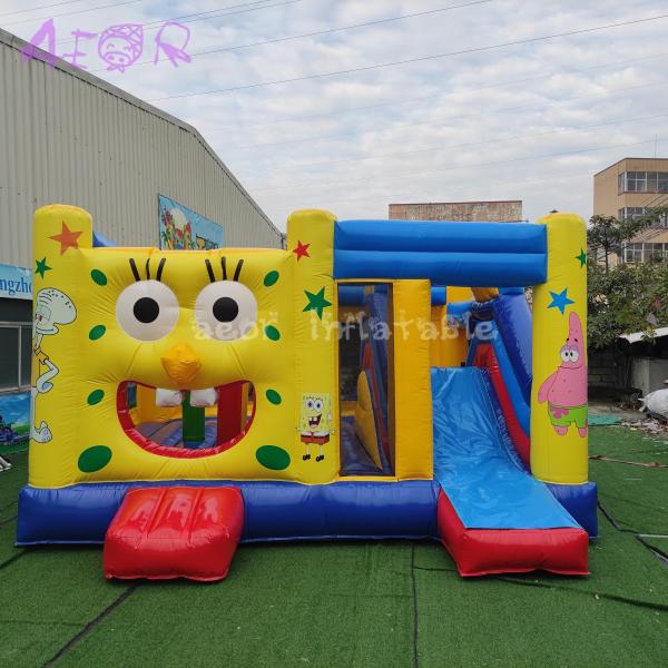 Outdoor Bouncy Castle Inflatable Kids Commercial Combo Toddler Bounce House With Slide Combo