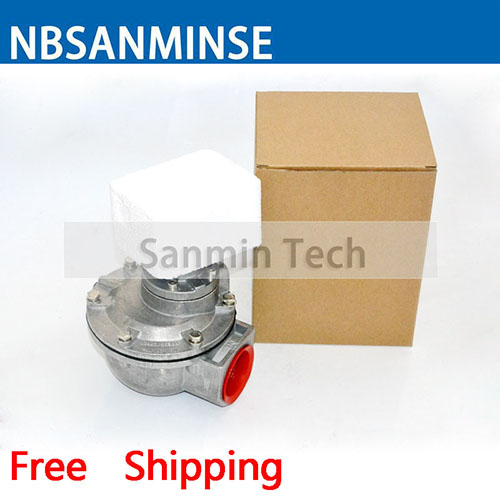 Nbsanminse Qg - Z 1-1/2 2 2-1/2 3 Inch Replaced Goyen Solenoid Pulse Valve Dust Collector Double Diaphragm Valve