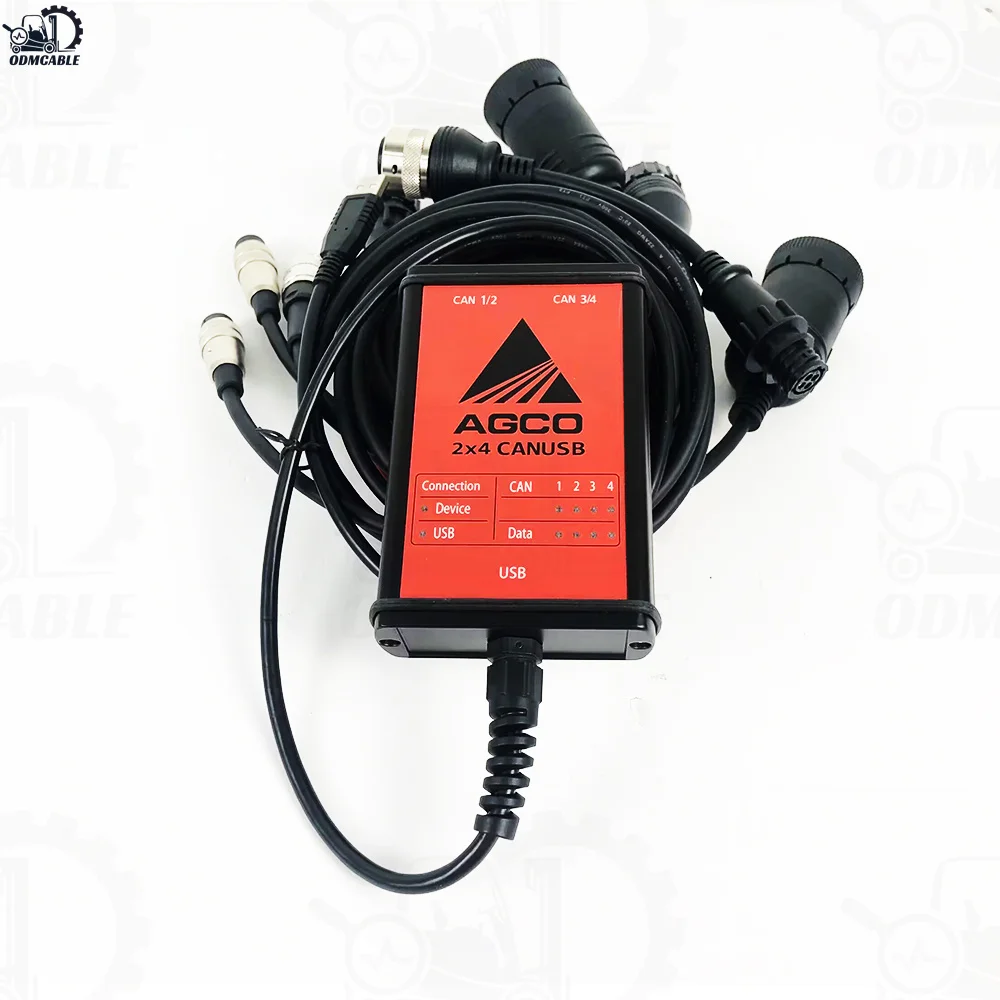 for AGCO Diagnostic kit FOR AGCO CANBUS FENDT FenDias Massey Ferguson FOR AGCO SISU Power WinEEM4 Service Tools +xplore