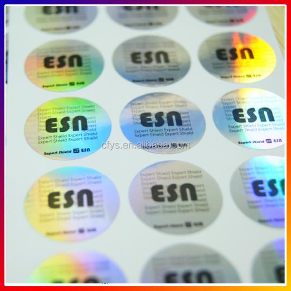 Anti Counterfeit Adhesive Sticker Label Anti Radar For Product Labeling And Protection