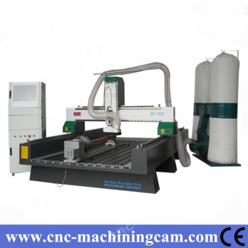 4th axies cnc machine price ZK-1325MB(1300*2500*450mm)