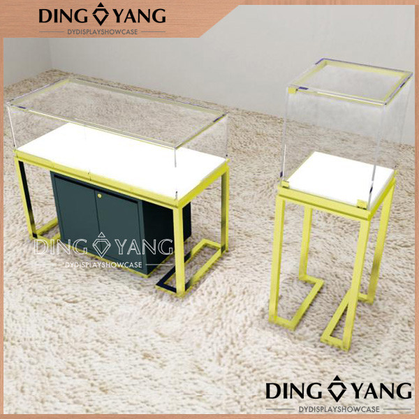 OEM Attractive Styles Commercial Jewelry Display Cases Reliable Long Time