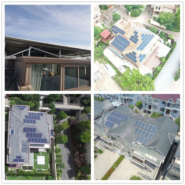 88m/S Aluminum Tile Roof Solar Mounting Brackets Sus304 Panel