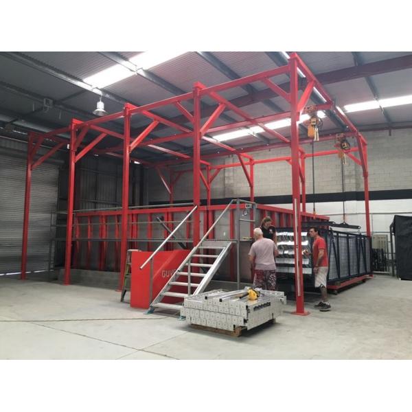 Customized Compact Manual Powder Coating Line Surface Treatment