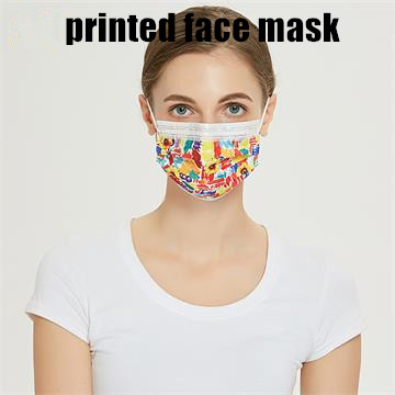 Spot home use Travel essential personal protection face masks 4ply Disposable Face Mask ear-loop style personalized multi-color