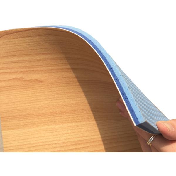 Outdoor Waterproof PVC Vinyl Flooring Green / Grey / Blue Gravel Style