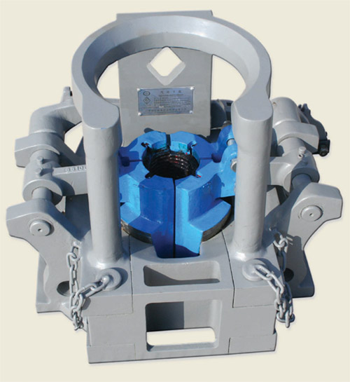 Oilfield wellhead tools type CHD 120 ton pneumatic spiders in oil well repairing
