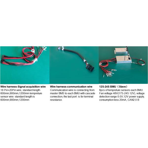 NMC LTO Battery Management System Bms 270S 864V 125A Dual Power Supply
