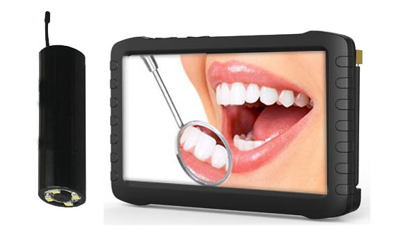 2.4GHz wireless pipe inspection camera 5-inch mini DVR recorder receiver