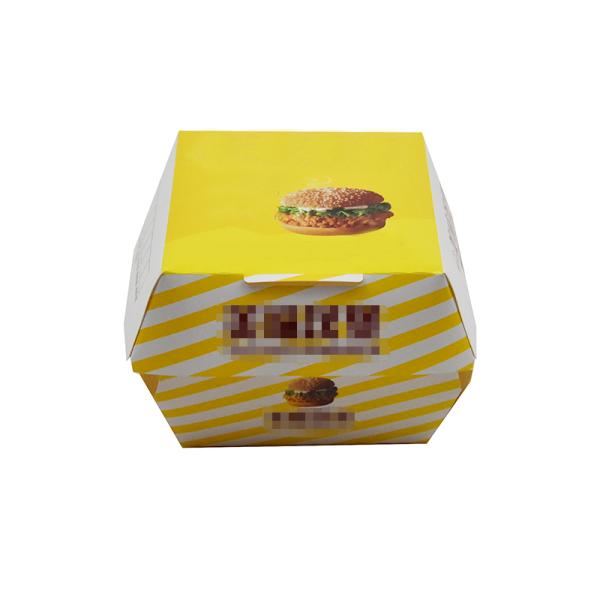 Custom-Made Takeout Paper Rigid Containers For Hamburgers Food Package Matt Lamination UV Also False Eyelashes Socks