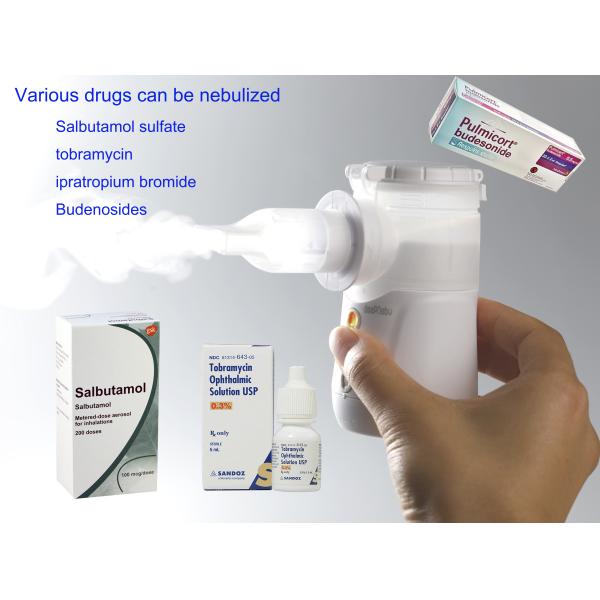 Asthmatic Bronchitis Medical Mesh Nebulizer Vibrating 3.02μm For Flu Cough