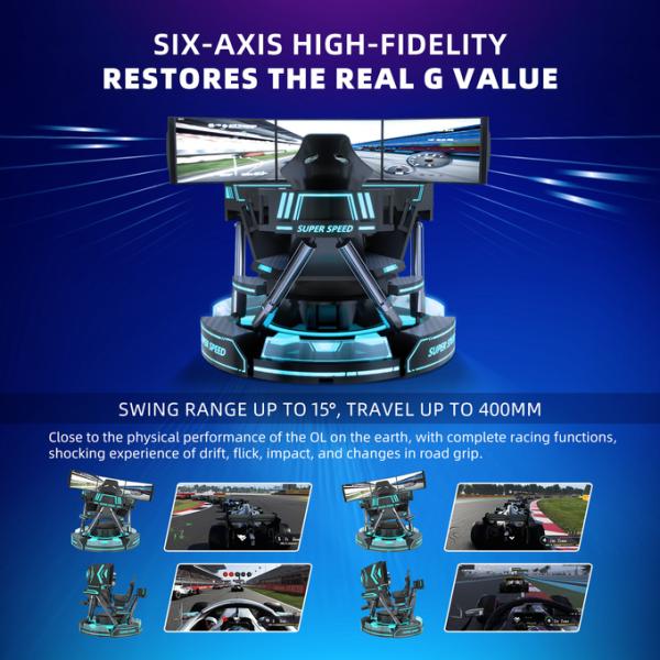 Wholesale Price VR Racing Simulator Commercial 9D VR Super Speed Car Game Equipment