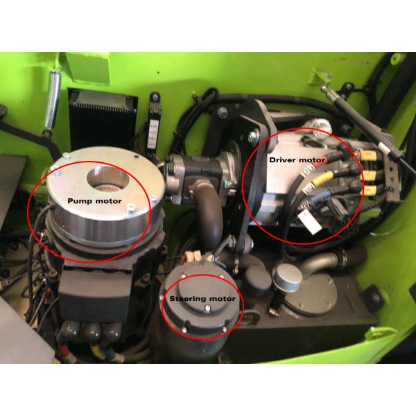 Smooth Material Handling SNSC 1500kg 2000kg Electric Reach Forklift Double Scissor