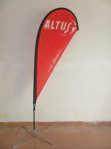 China Exhibition Event Teardrop Feather Banner Dye sublimation printing wholesale