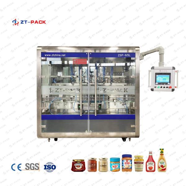 Automatic Ketchup Hot Sauce Chocolate Filling Machine For Mayonnaise Tomato Paste Packing Line