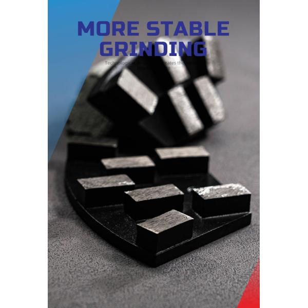 Trapezoid Type Diamond Segment Polishing Block for Double Diamond Grinding Tools