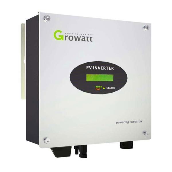 Flat Roof Wifi 150m Growatt Inverter AC220V 5KW On Grid Solar System