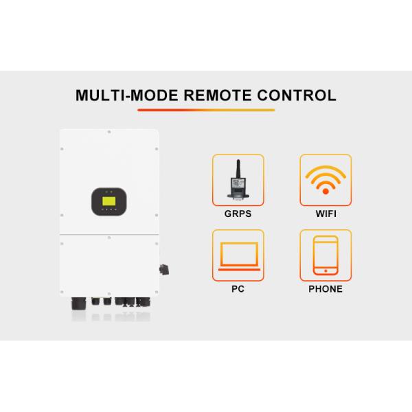 Three Phase 40V-60V 10kw 15kw Hybrid Inverter Dual Output MPPT Pure Sine Wave On/Off Grid Solar Inverter IP66 Hybrid Inverter