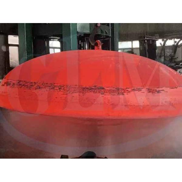 6500mm Diameter Ellipsoidal Dished End With 10% Reduction Ratio