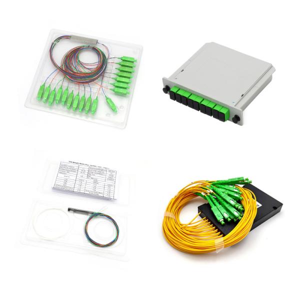1m ISO9001 PVC Low PDL Fiber Optic PLC Splitter