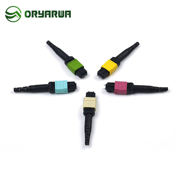 RoHS 3.0mm Female MPO Fiber Connector UPC APC Polished For FTTX
